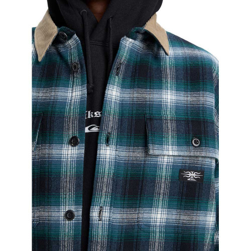 Quiksilver Ανδρικό πουκάμισο Mercury Desert Shadow Check - Long Sleeve Shirt